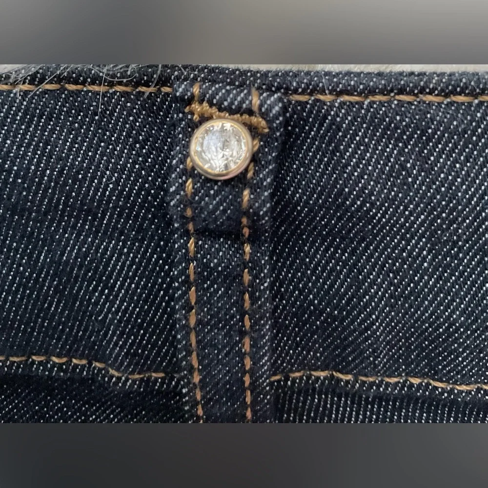 LIU*JO CROPPED BOTTOM UP JEANS - Picture 7 of 12